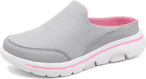 Vista 10 de Zapatos de jardín para hombre, zuecos casuales para mujer, pantuflas de casa para exteriores, suela antideslizante, cómodas, sin cordones