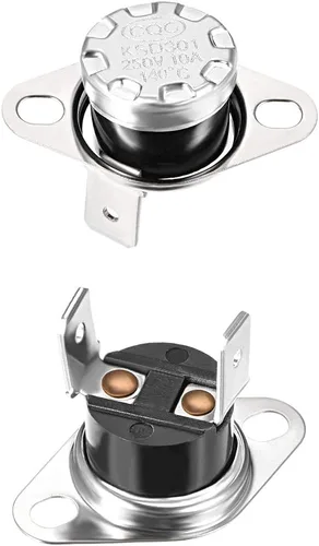 Vista 21 de uxcell KSD301 Termostato 104.0 °F/104°F 10A N.C Ajustar interruptor de temperatura de disco rápido para microondas, horno, cafetera 2 piezas