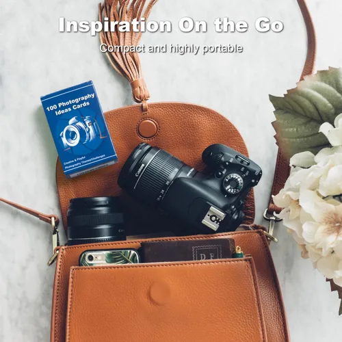 Vista 4 de 100 tarjetas de ideas para fotografía: accesorios de fotografía para sesión de fotos, regalos de fotógrafo para hombres y mujeres, únicos