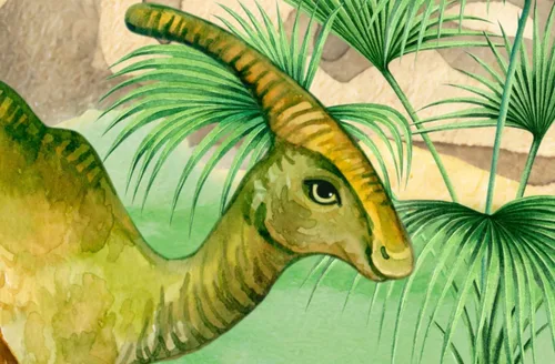 Vista 8 de Murwall Kids Soft Dinosaur Wallpaper Jurassic World Wall Mural Prehistoric Trex Wallpaper