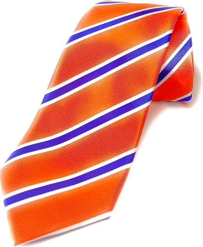 Vista 110 de Scott Allan - Corbatas de rayas para hombre - Corbata tejida para hombre
