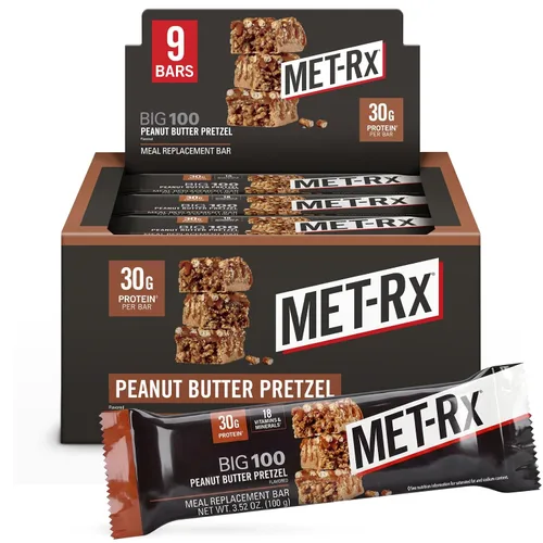 Vista 5 de MET-Rx Big 100 barras de proteínas colosales, Blueberry Cobbler, barras de reemplazo de comidas, 4