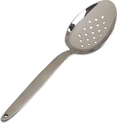 Vista 12 de Chef Kunz - Cuchara de cincel para grabar, 9 pulgadas, 2.5 cucharadas, cuchara de servir de acero inoxidable 18/10 Cucharas de cocina