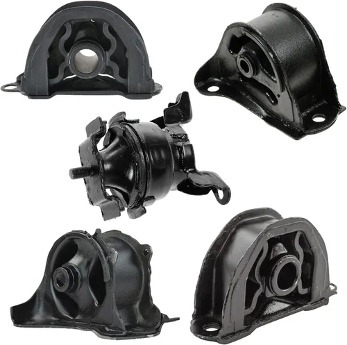 Vista 105 de TRQ Kit de montaje de motor de transmisión de motor de 5 piezas compatible con Ford Five Hundred Montego 6sp Auto AT 2005 - 2007
