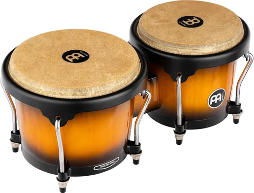 Vista 10 de Meinl Percussion HTB100WB-M Headliner Traditional Designer Series Bongos de madera, marrón nogal