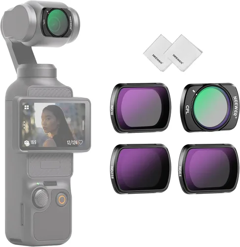 Vista 12 de Conjunto de Filtros con Efecto Magnético NEEWER Compatible con DJI OSMO Pocket 3 Combo de Accesorios para Creadores, Paquete de 4 Filtros 8X