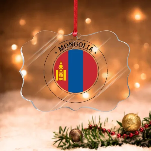 Vista 25 de Adornos de Navidad de Malasia, bandera de Malasia, adornos acrílicos, colgante para árbol de Navidad, bandera nacional, recuerdo del país