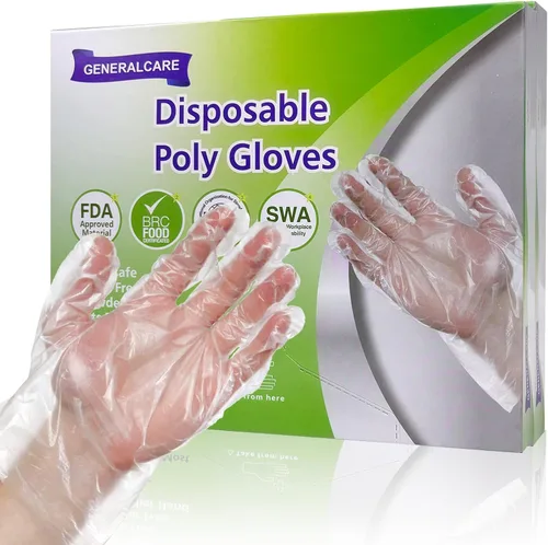 Vista 13 de Guantes desechables de plástico para manipulación de alimentos, servicio de cocina, guantes desechables para cocinar