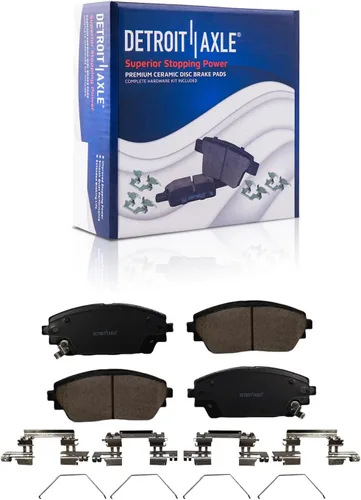 Vista 30 de Detroit Axle - Kit de freno trasero para Ford Fusion Lincoln MKZ Zephyr Mazda 6 Mercury Milan, repuesto de pastillas de freno de cerámica
