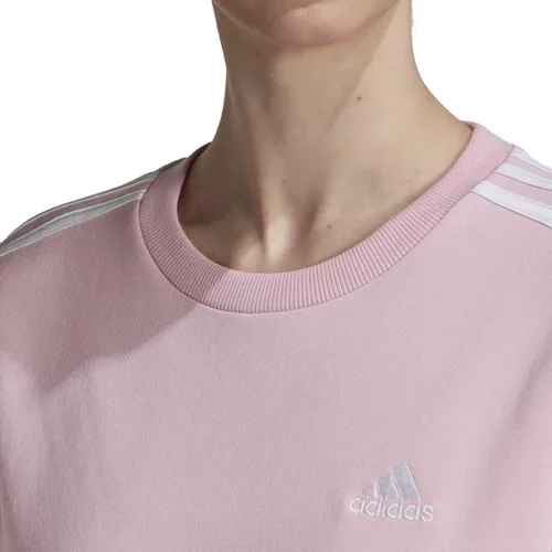 Vista 13 de adidas Sudadera Essentials de forro polar con 3 rayas para mujer