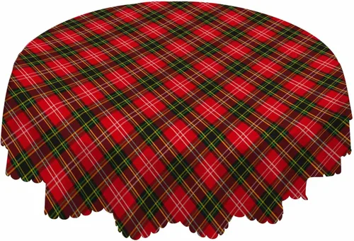 Vista 8 de AOYEGO Mantel redondo marrón con estampado de animales, 60 pulgadas, textura de piel de jirafa, forma irregular, mantel de poliéster para decoración