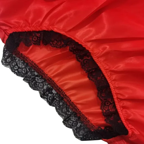Vista 4 de STIOEDYUAN Big Mama Undies - Bragas de gran tamaño para abuelitas ropa interior gigante divertida novedosa broma regalos de broma juego de gala Rojo