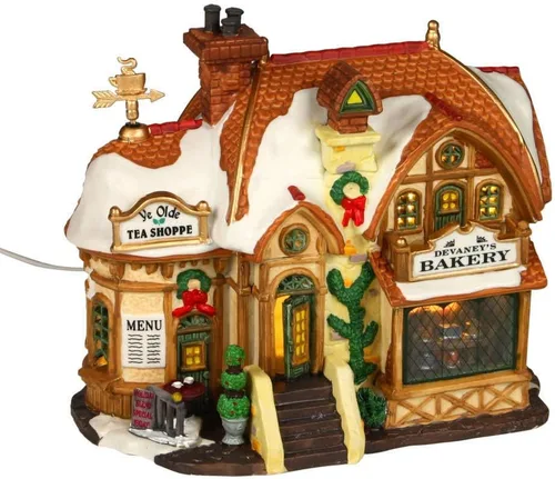 Vista 7 de Lemax Pueblo Navideño Devaneys Bakery Funciona con Pilas LED - 35793