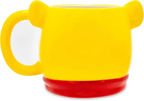 Vista 4 de Winnie the Pooh Disney - Taza de cerámica esculpida en 3D, taza de café grande para té, expreso, cacao, capacidad para 20 onzas