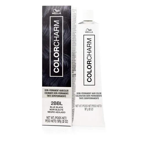 Vista 11 de COLORCHARM - Tinte permanente para el cabello, tinte para el cabello para cobertura de canas, añade brillo, 2 onzas Shea Butter Free of ammonia