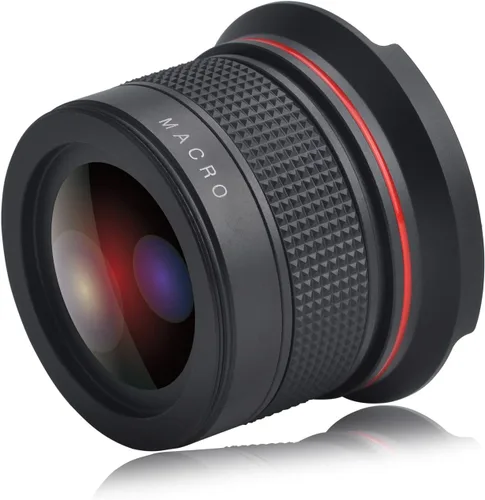 Vista 3 de 55mm 0.35x Lente de Ojo de Pez de Gran Angular y Macro para Cámara Canon DSLR con Rosca de 55MM