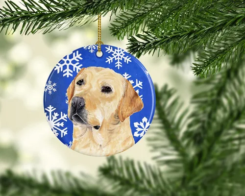 Vista 303 de Caroline's Treasures Cavalier Spaniel - Adorno de cerámica para colgar en el árbol de Navidad, para el hogar, Navidad, fiestas, regalo, 3 pulgadas