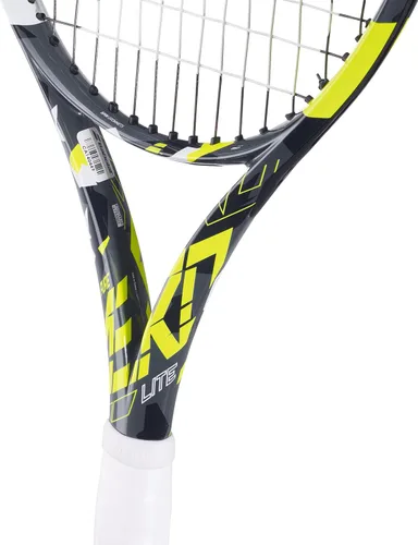 Vista 3 de Babolat Raqueta de tenis Pure Aero Lite ensartada con intestino Syn de 0.56 oz a tensión de rango medio