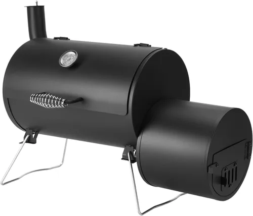 Vista 2 de ONLYFIRE GRILLS Parrilla de carbón y ahumador offset, parrilla de barbacoa