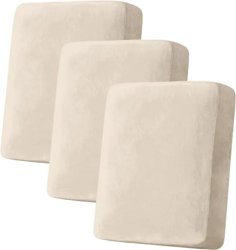Vista 79 de Funda para Sofá de Terciopelo Elástico Funda de Cojín de Sofá 1 Pieza - Funda Elástica Lavable para Asiento o Respaldo, Fundas de Asiento para Sofás