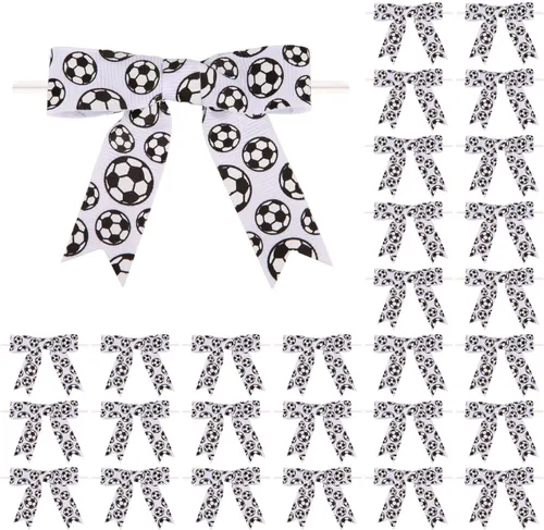 Vista 5 de Meseey 30 lazos de cinta impresos de baloncesto de 3 pulgadas, lazos pequeños para envolver regalos, baby shower, boda, recuerdos de fiesta, cake