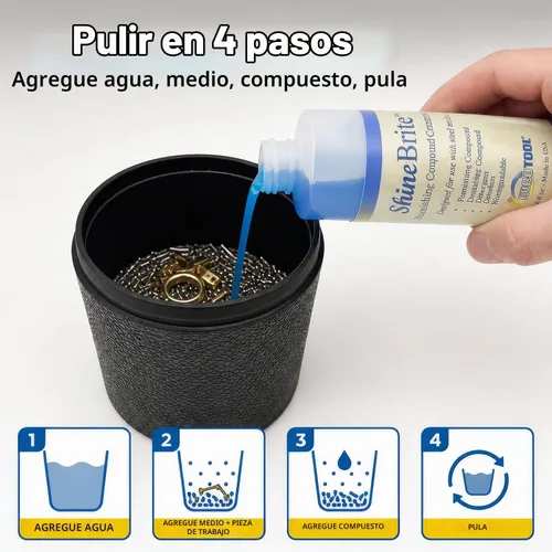 Vista 3 de Compuesto de pulido Shinebrite (8 onzas)