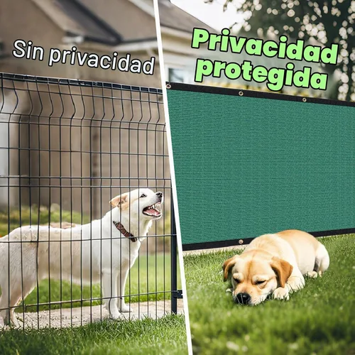Vista 4 de Pantalla de privacidad para cerca de 4' x 25', cubiertas de sombra para cerca de privacidad - paneles de cerca resistentes con bloqueo del 90%