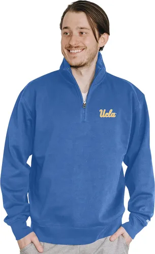 Vista 50 de Blue 84 Sudadera con cremallera de un cuarto para hombre de la NCAA