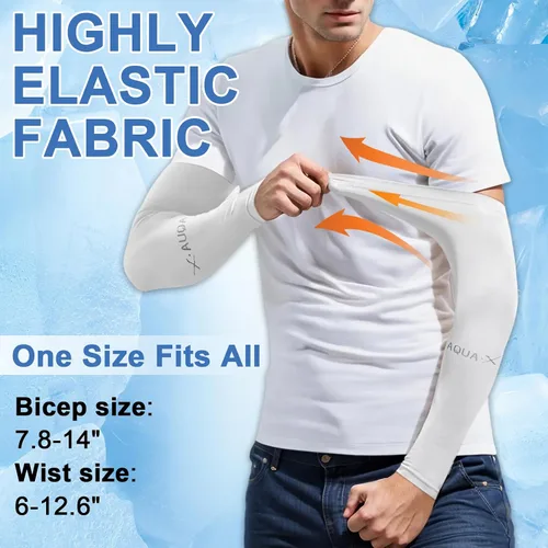 Vista 4 de beister 63 pares de mangas de enfriamiento con protección UV para mujeres y hombres, protector solar largo protector para ciclismo
