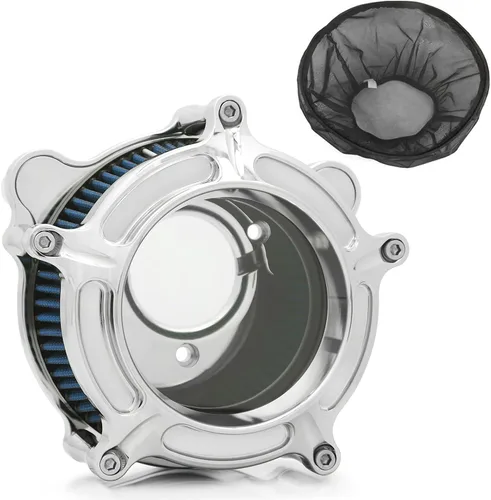 Vista 16 de Para filtro limpiador de aire de motocicleta Harley Davidson Sportster Touring Street Glide Road King Electra Dyna Softail entrada de aire