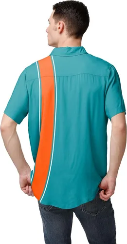 Vista 3 de FOCO Camisa abotonada con logotipo del equipo para hombre