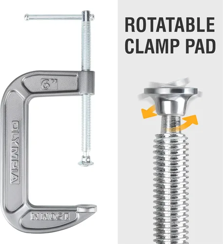 Vista 12 de Olympia Tools Abrazadera en C, 38-110, (1 X 1) Pulgadas