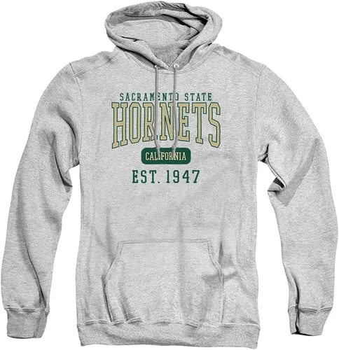 Vista 233 de LOGOVISION Colección de sudaderas con capucha unisex con diseño oficial de Collegiate Est. Date para hombres y mujeres