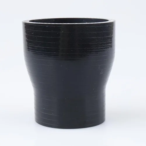 Vista 52 de AC PERFORMANCE ID de 1" a 1/2" (25mm a 13mm) Manguera de silicona recta reductora de 3 capas reforzada negra, 3" de longitud Negro