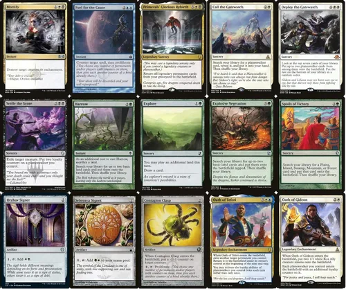 Vista 5 de Elite Planeswalker Commander Deck - EDH - Atraxa, Voz de pretor - Hecho a medida - Magic The Gathering - MTG - 100 cartas