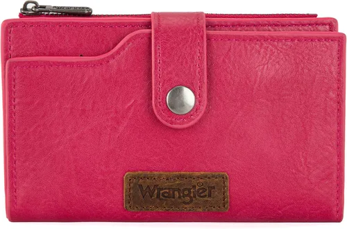 Vista 24 de Wrangler - Billetera para mujer con tarjetero plegable, cierre y ventana para identificación