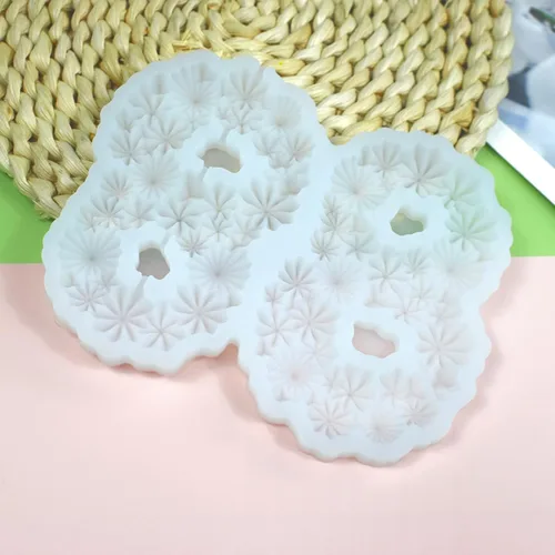 Vista 5 de mostsom Moldes de silicona para piruletas, molde de caramelo de chocolate, moldes para chupones de paletas de flores, panales de chocolate, moldes