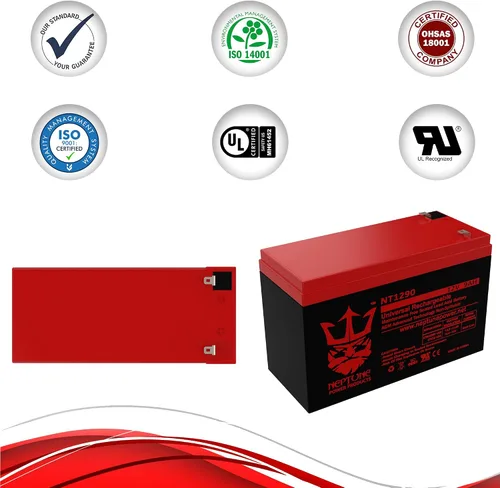 Vista 7 de Neptune Reemplazo Razor Pocket Mod Versión 45+ Batería Actualización 12V 9AH - 2 Pack