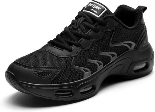 Vista 2 de JARLIF - Tenis deportivos ligeros, transpirables, para correr, gimnasio, talla 2.5 - 7 MX