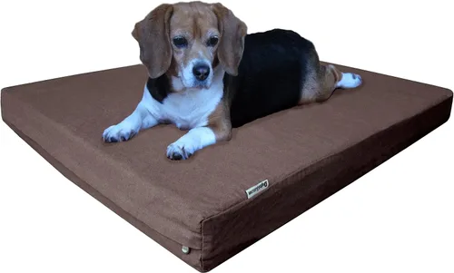 Vista 28 de Dogbed4less Cama de espuma de memoria para perros, ortopédica, con gel refrescante, forro impermeable con funda exterior duradera lavable