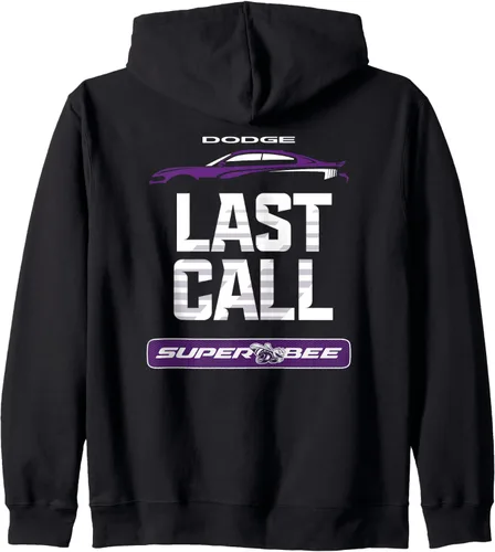 Vista 3 de Dodge Sudadera con capucha Charger Super Bee, Last Call, Negro