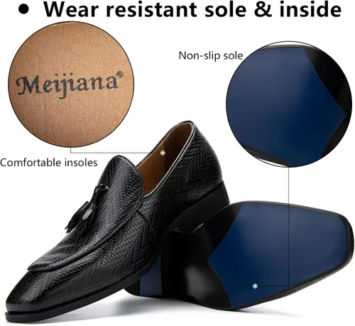 Vista 3 de Meijiana mens Loafers