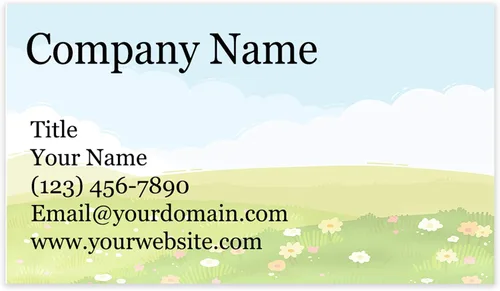 Vista 14 de Tarjetas de visita personalizadas con diseño floral de 3.5 x 2 pulgadas, cartulina reciclada o mate, 100% fabricadas en los Estados Unidos, más