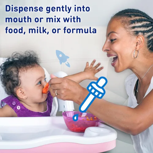 Vista 5 de Enfamil Fer-in-Sol - Suplemento de hierro en gotas para bebés, botella con dosificador de 1.7 fl oz (paquete de 2)