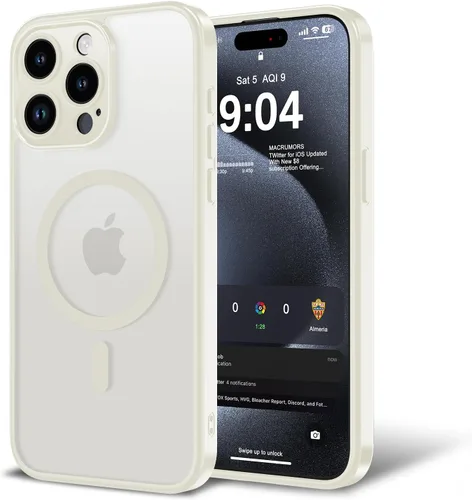 Vista 116 de Funda para iPhone 11 con protector de pantalla, compatible con MagSafe, ultra delgada, translúcida, mate, a prueba de golpes, color negro