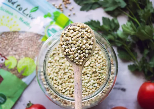Vista 6 de Food to Live Granos de trigo sarraceno orgánico, 15 libras, semillas de trigo sarraceno de grano entero. Sin OMG, Kosher, crudo, vegano, alimento
