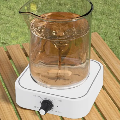 Vista 6 de Fockety Magnetic Stirrer, Powerful Electric Mixer for Liquid Mixing, Automatic Stirring Function, Portable and Efficient, with Silent Operation for