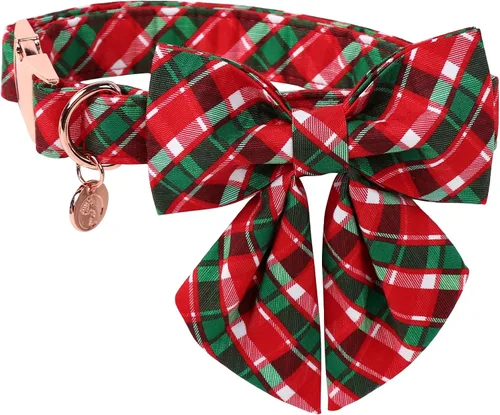 Vista 27 de DOGWONG - Collar de Acción de Gracias con Bellota y Flor para Perro, Collar de Perro de Pavo Otoñal, Collar de Calabaza de Algodón Suave y Duradero