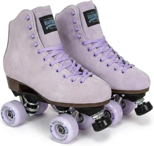 Vista 20 de Sure-Grip Boardwalk - Patines de ruedas unisex para exteriores con botas de cuero retro y ruedas 82A