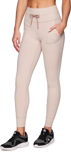 Vista 5 de Avalanche Leggings ajustados para mujer, con cordón en la cintura y bolsillos